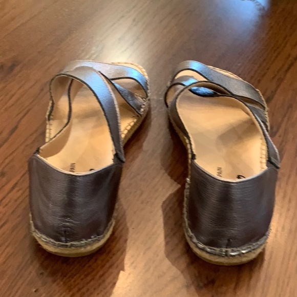 Laro Beach Metallic Espadrilles - Pewter 8 US/38 EU - Picture 4 of 4